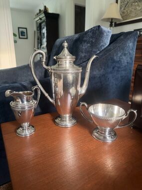 Gorham Vintage Silver Plated Coffee/Tea Set - 3 Piece